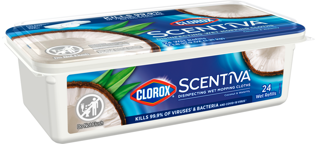 Clorox™ Scentiva™ Disinfecting Wet Mopping Cloths product image 2