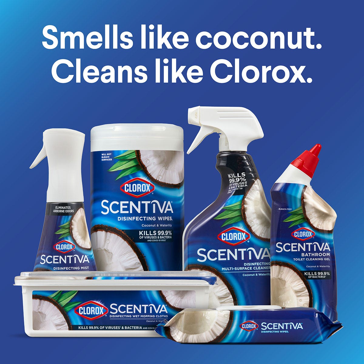 Clorox™ Scentiva™ Disinfecting Wet Mopping Cloths product image 5